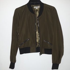 Charlotte Russe Green Streetwear Bomber Jacket